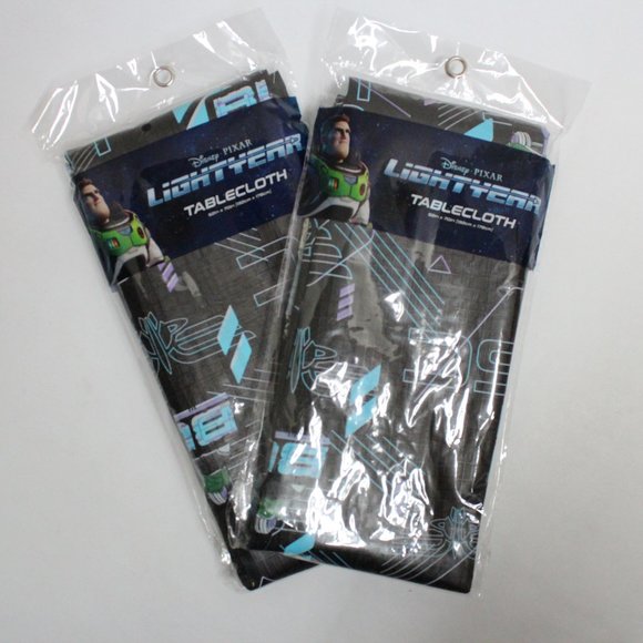 2 Disney Pixar Lightyear Themed Tablecloths 52 in x 70 in for Party Fun - Picture 7 of 7